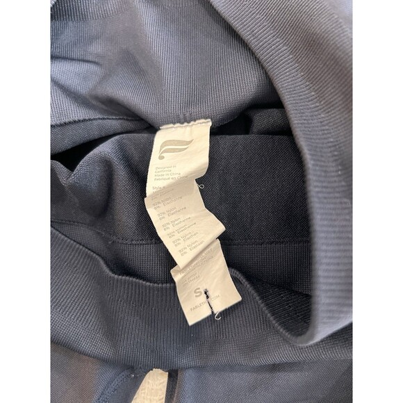 Fabletics Womens High Waist Seamless 7/8 Mesh Leggings Navy Blue Sz Small EUC *A - Picture 5 of 5